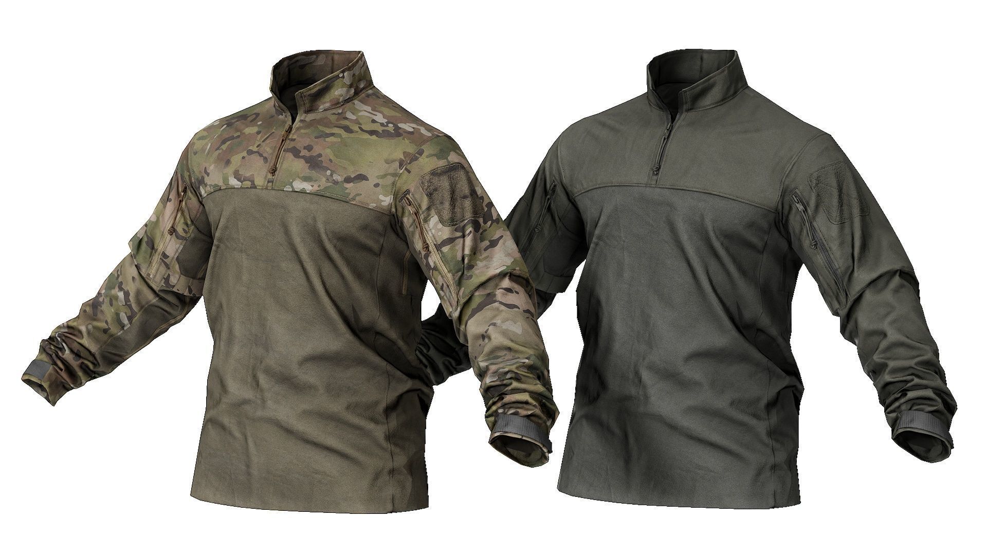  Arcteryx LEAF Sphinx Halfshell Combat Shirt Low-poly 3D model_2