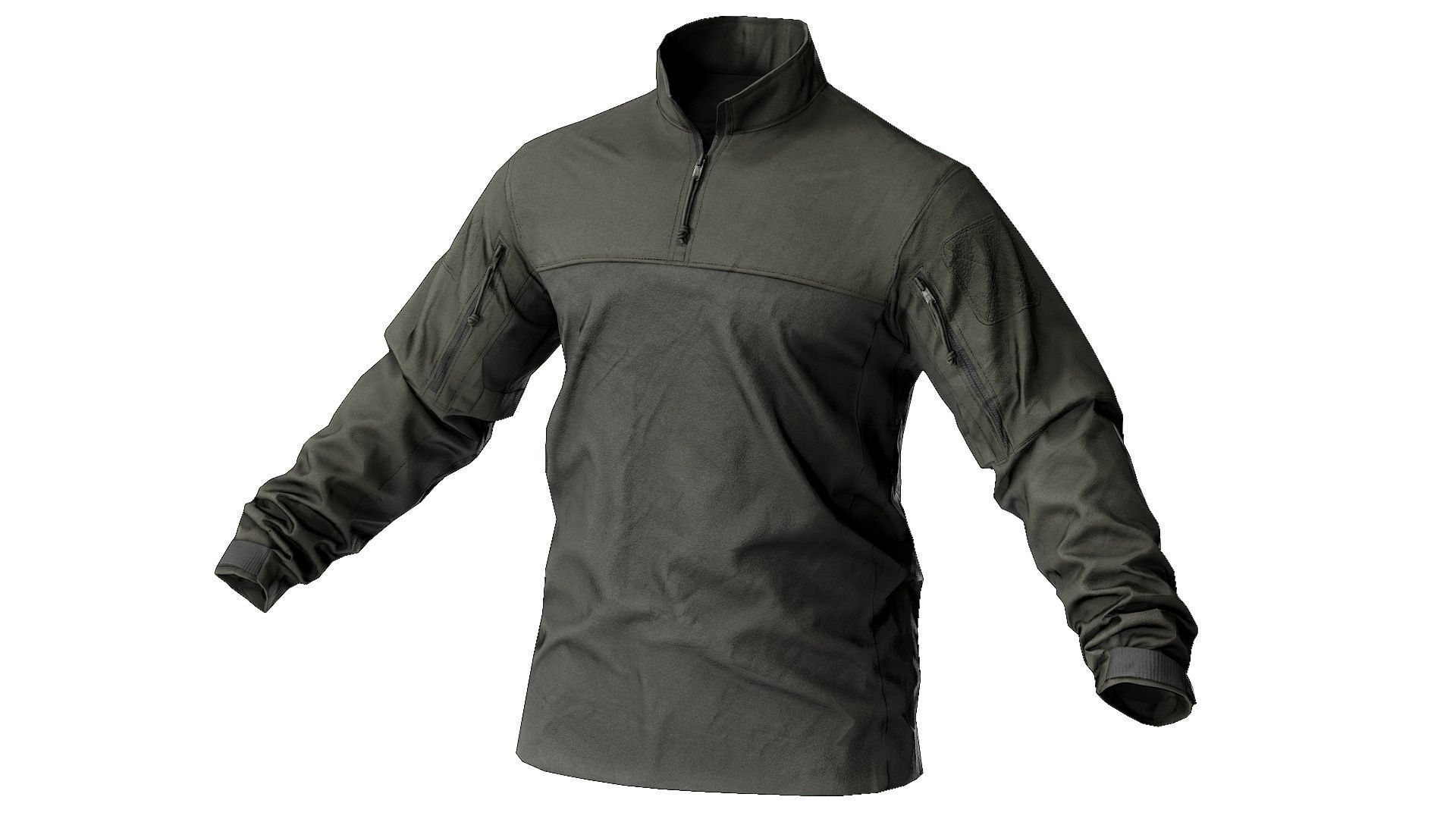  Arcteryx LEAF Sphinx Halfshell Combat Shirt Low-poly 3D model_4