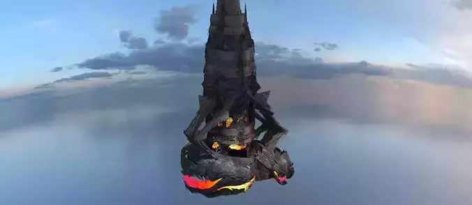 Deep Sea lava tower 1 3D model