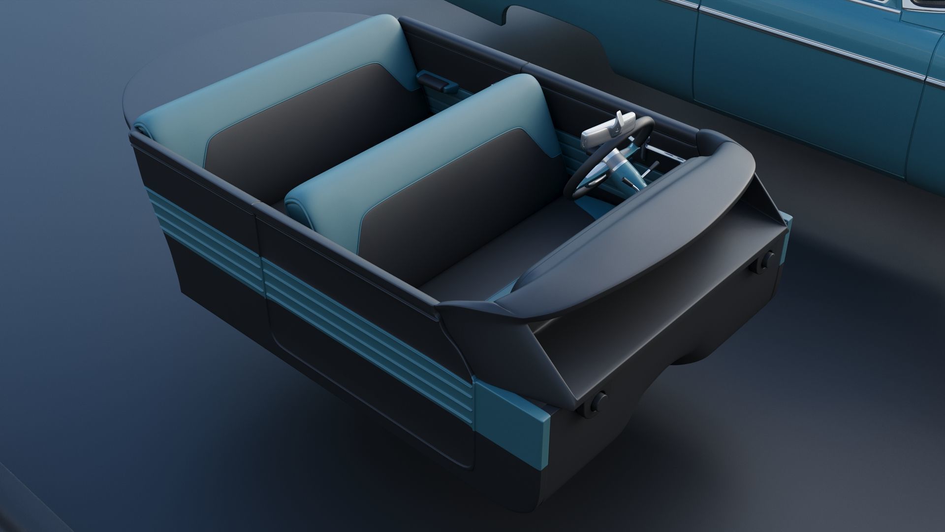 Plymouth Belvedere 1955 3D print model_24