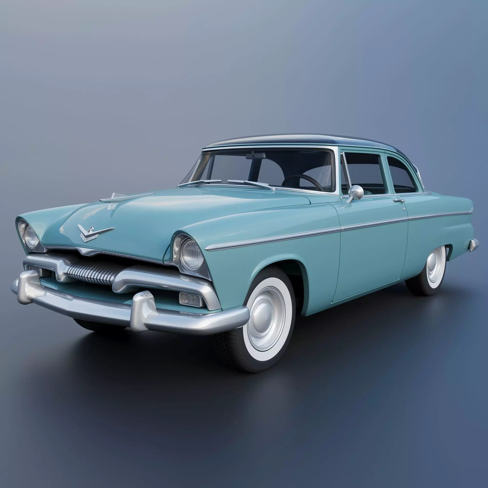 Plymouth Belvedere 1955 3D print model_0