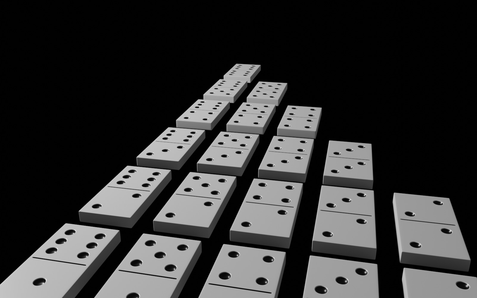 Domino Tiles 3D model_2