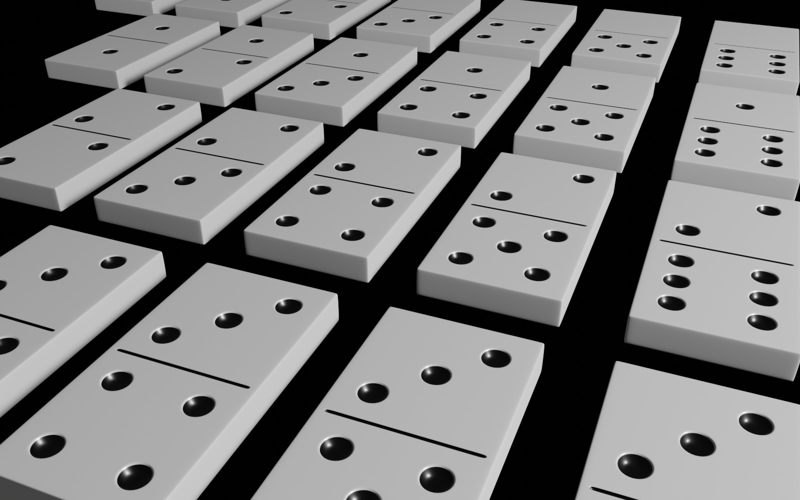 Domino Tiles 3D model_1