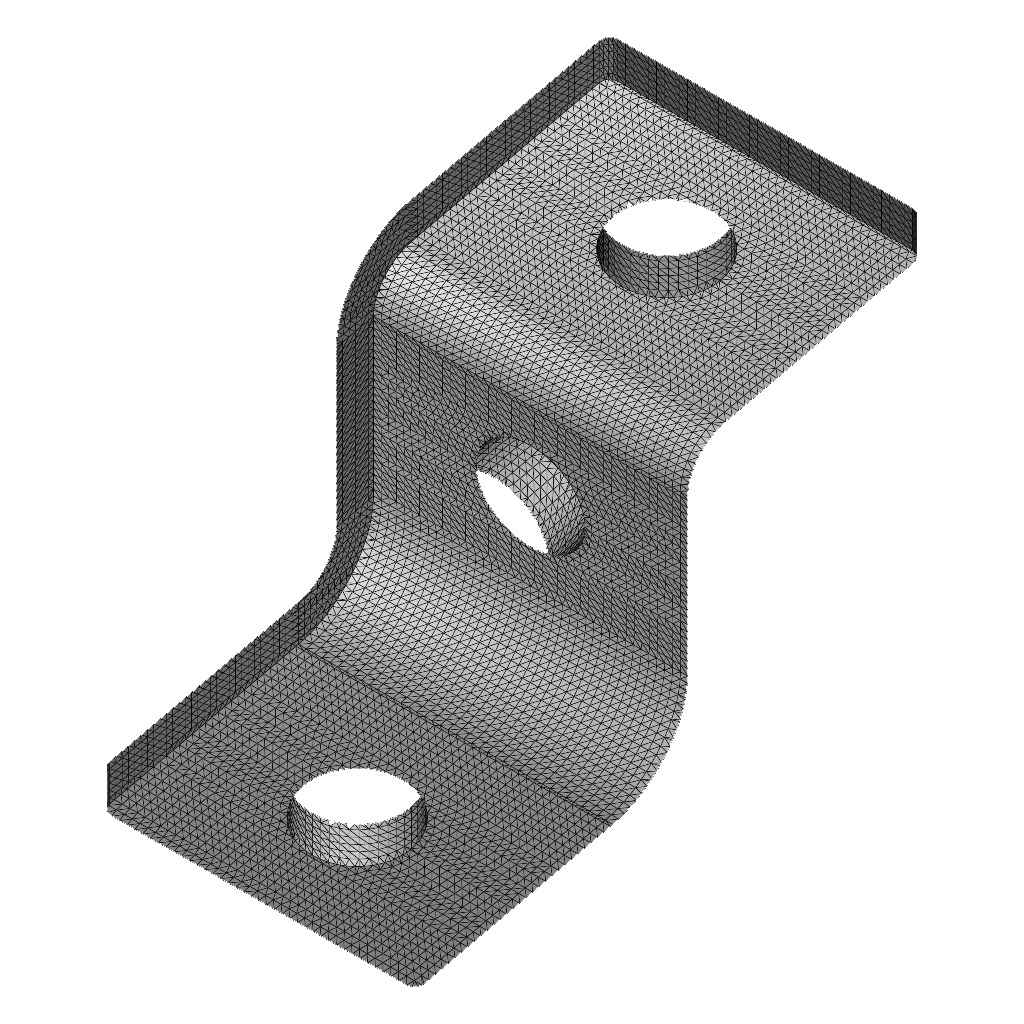 Connector Bracket Z Shape 3D print model_4