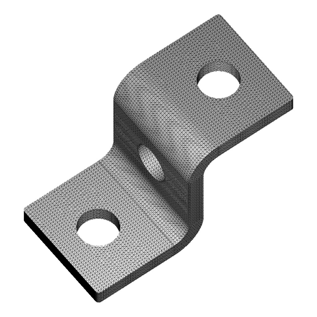 Connector Bracket Z Shape 3D print model_3