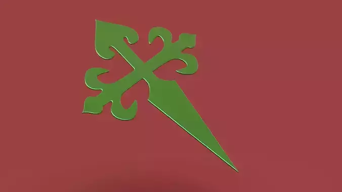 Cross of Saint James 3D print model