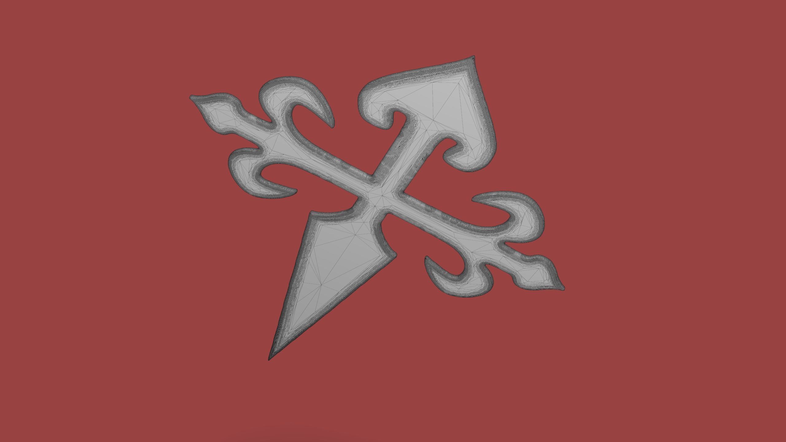 Cross of Saint James 3D print model_11