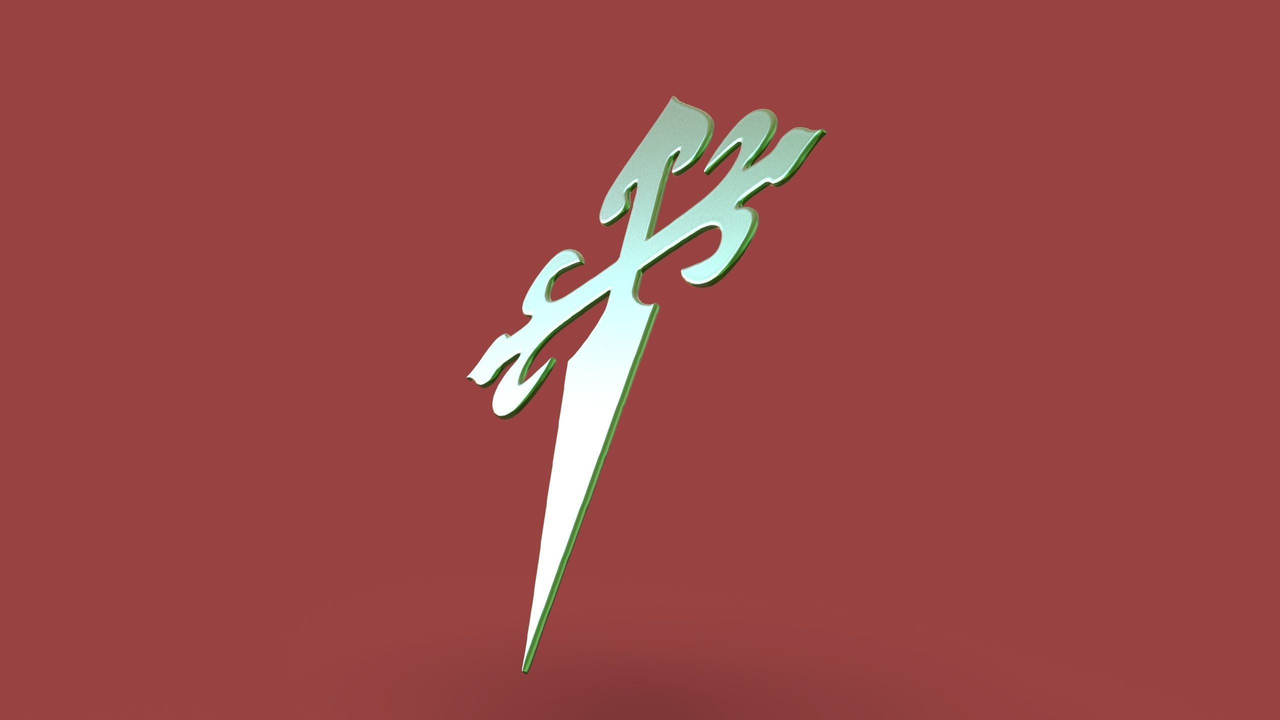 Cross of Saint James 3D print model_2