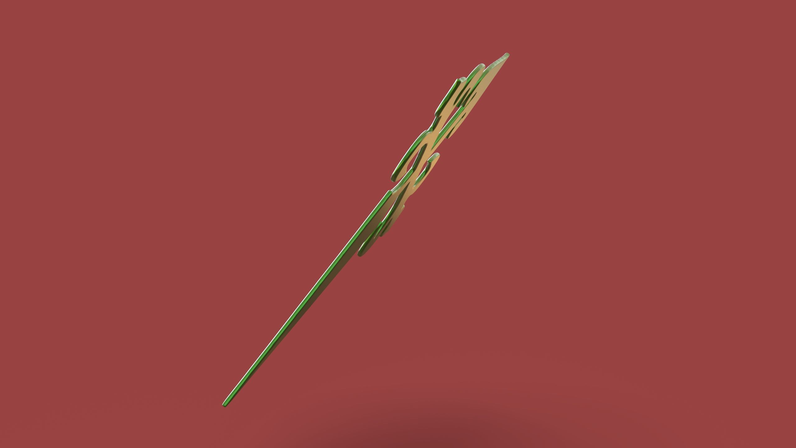 Cross of Saint James 3D print model_3