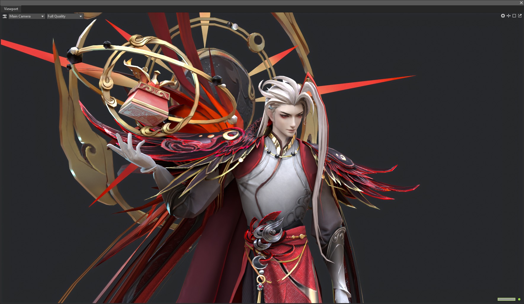 Gufeng handsome man 3D model_14