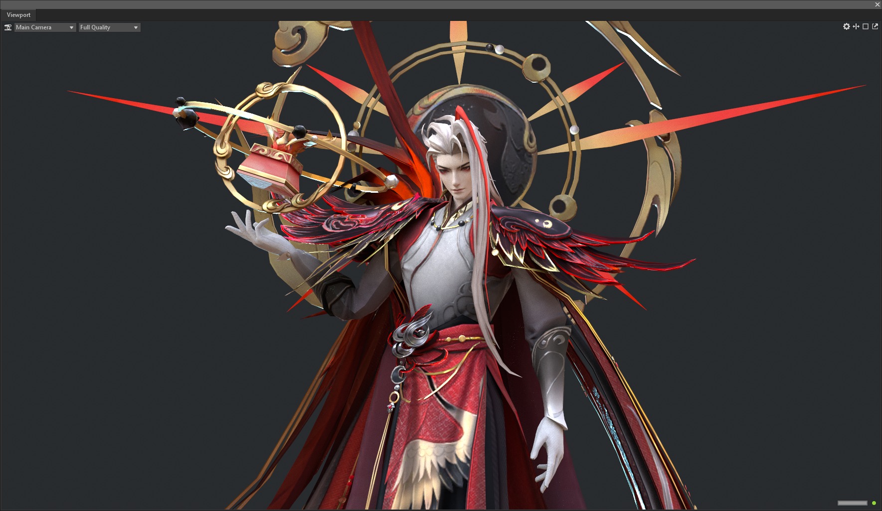 Gufeng handsome man 3D model_12