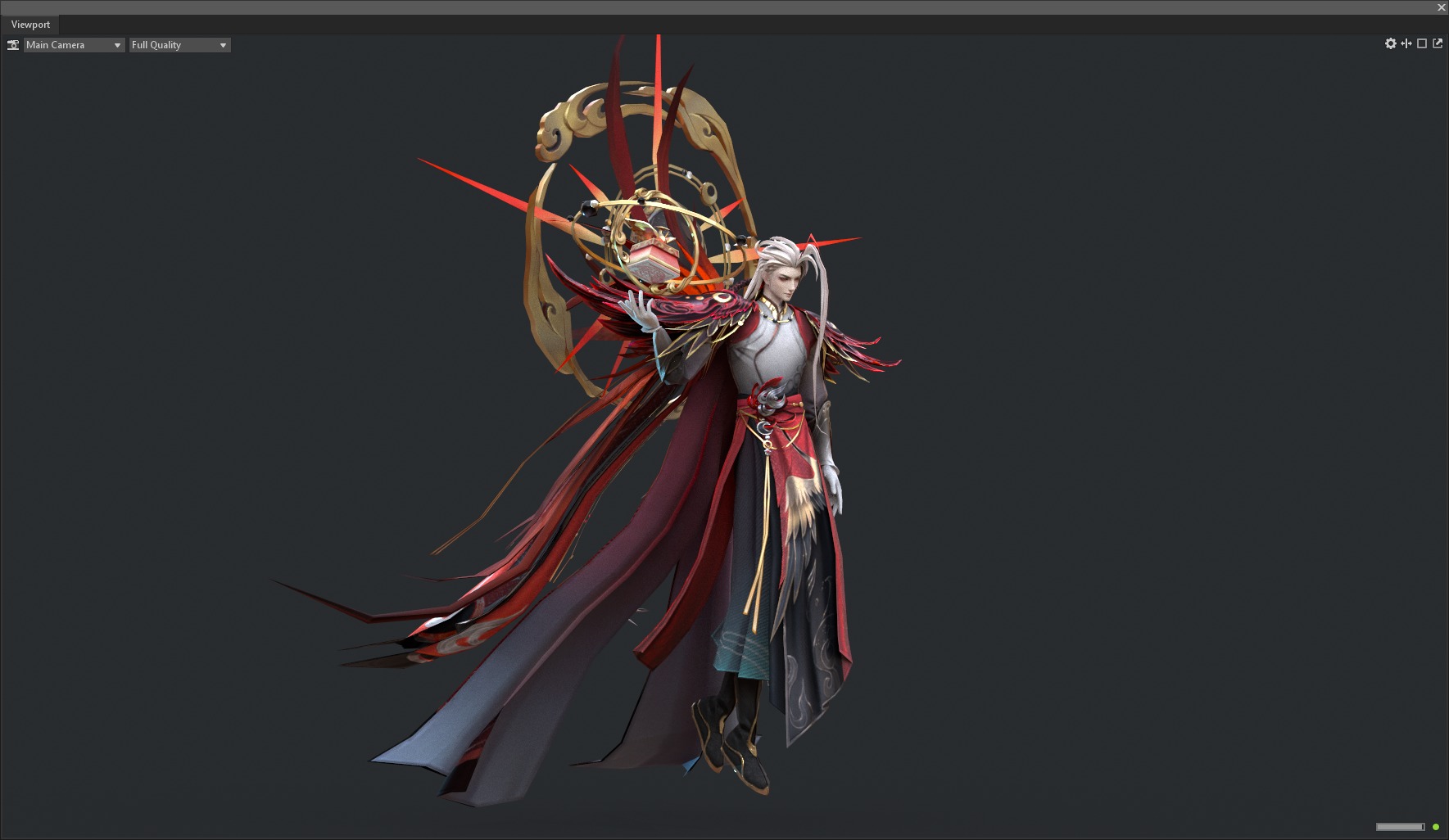 Gufeng handsome man 3D model_11