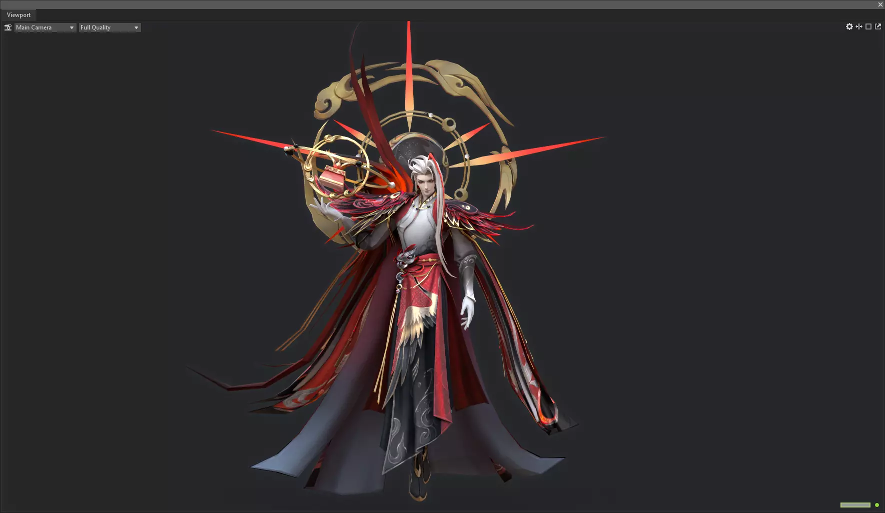 Gufeng handsome man 3D model_0