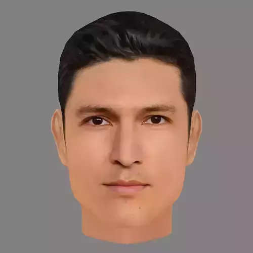 Danny Ramirez Head - Low poly head for game