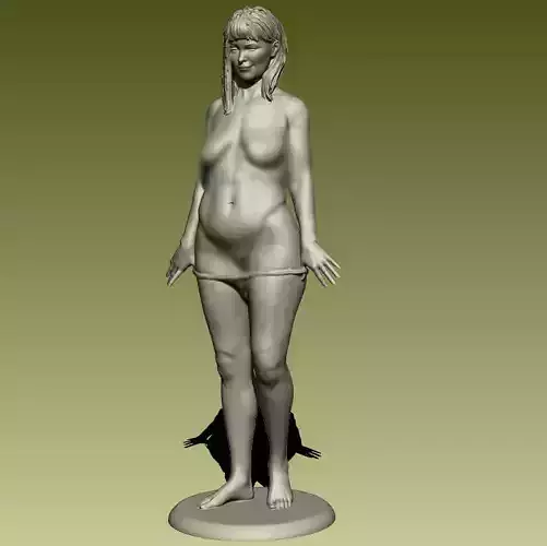 Carrie nude female figurine ready for 3D printing 3D print model