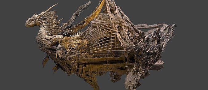 Spanish Dragon Airship 2 3D model