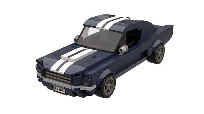 MocBricks3D - Lego 1966 Shelby GT350  3D print model