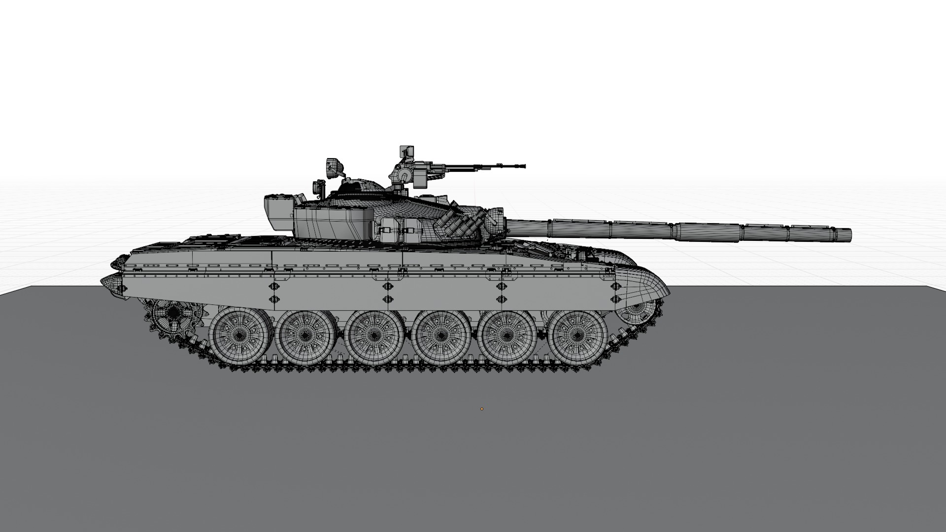 T-72A 3D model_7