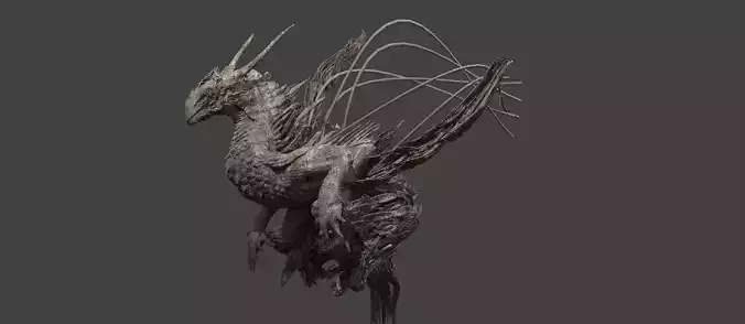 Viking Dragon Airship statue