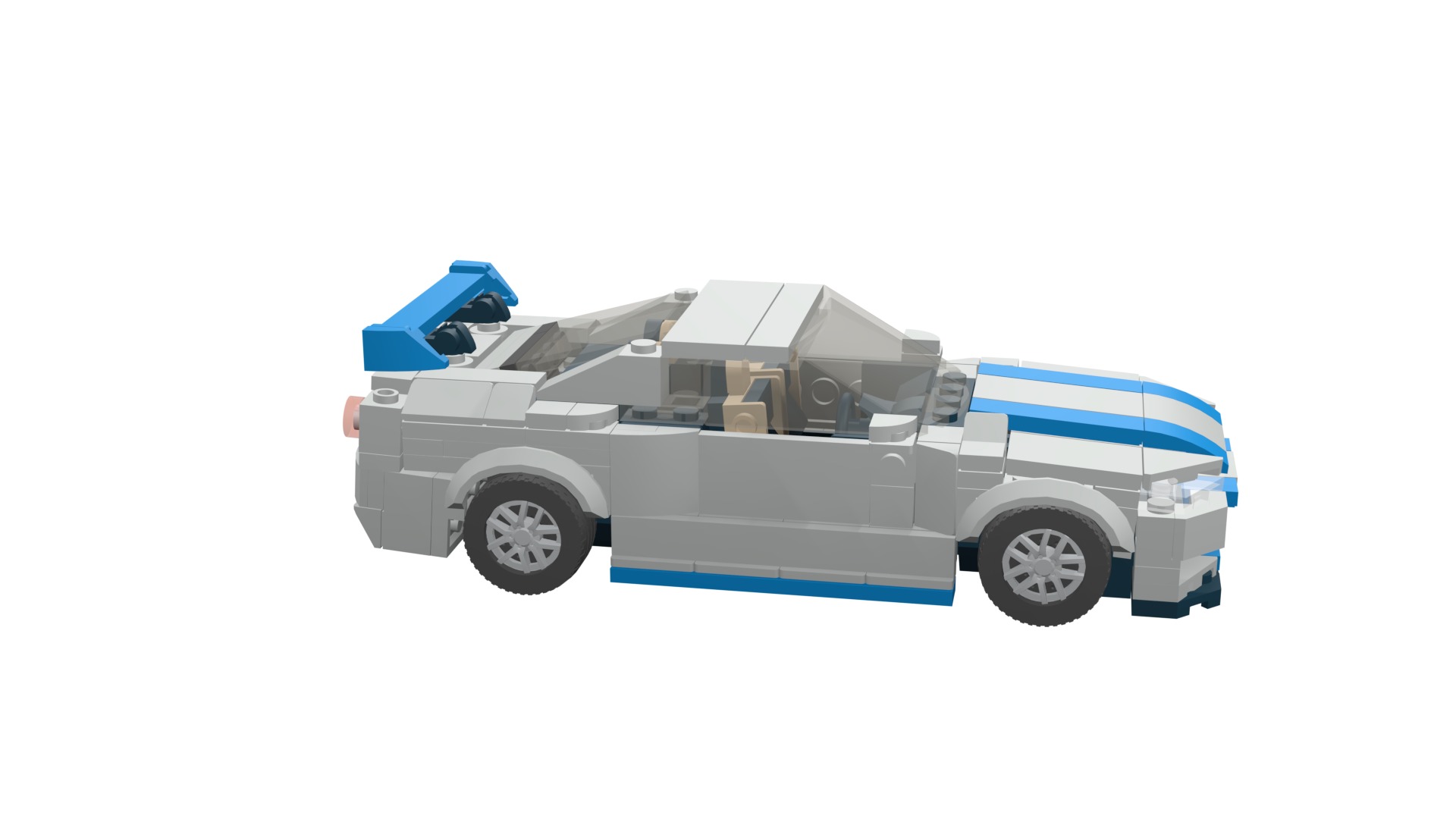 MocBricks3D - Lego Nissan Skyline GT-R R34 3D print model_23
