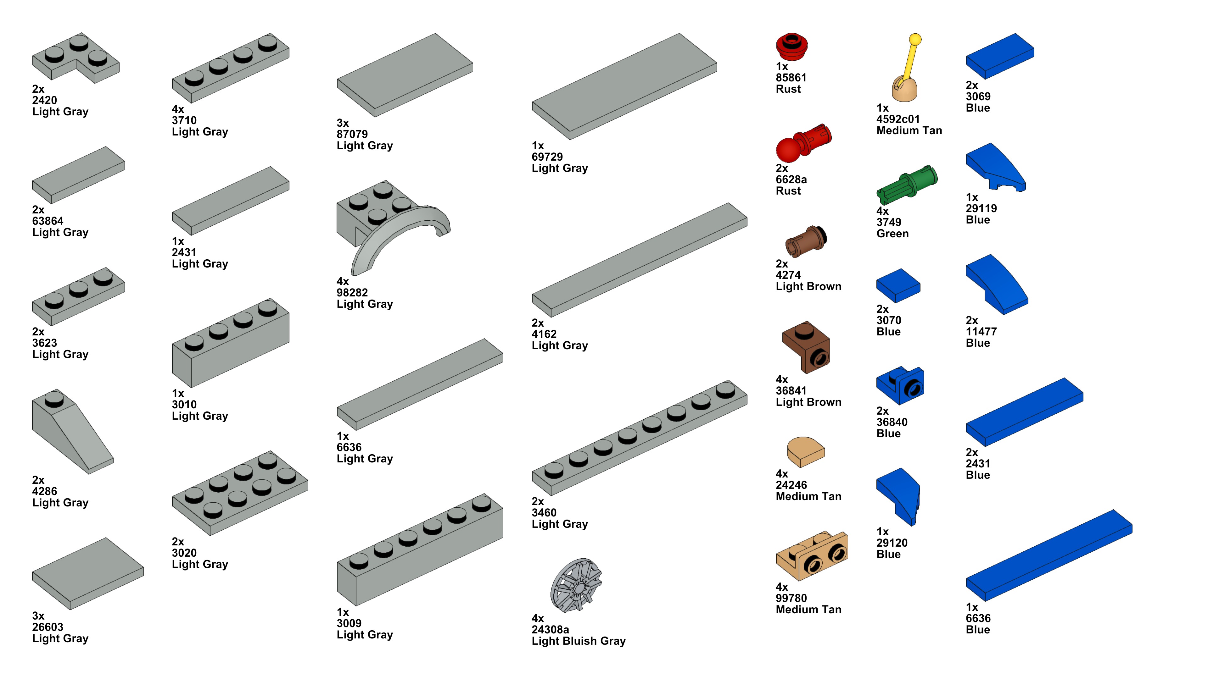 MocBricks3D - Lego Nissan Skyline GT-R R34 3D print model_8