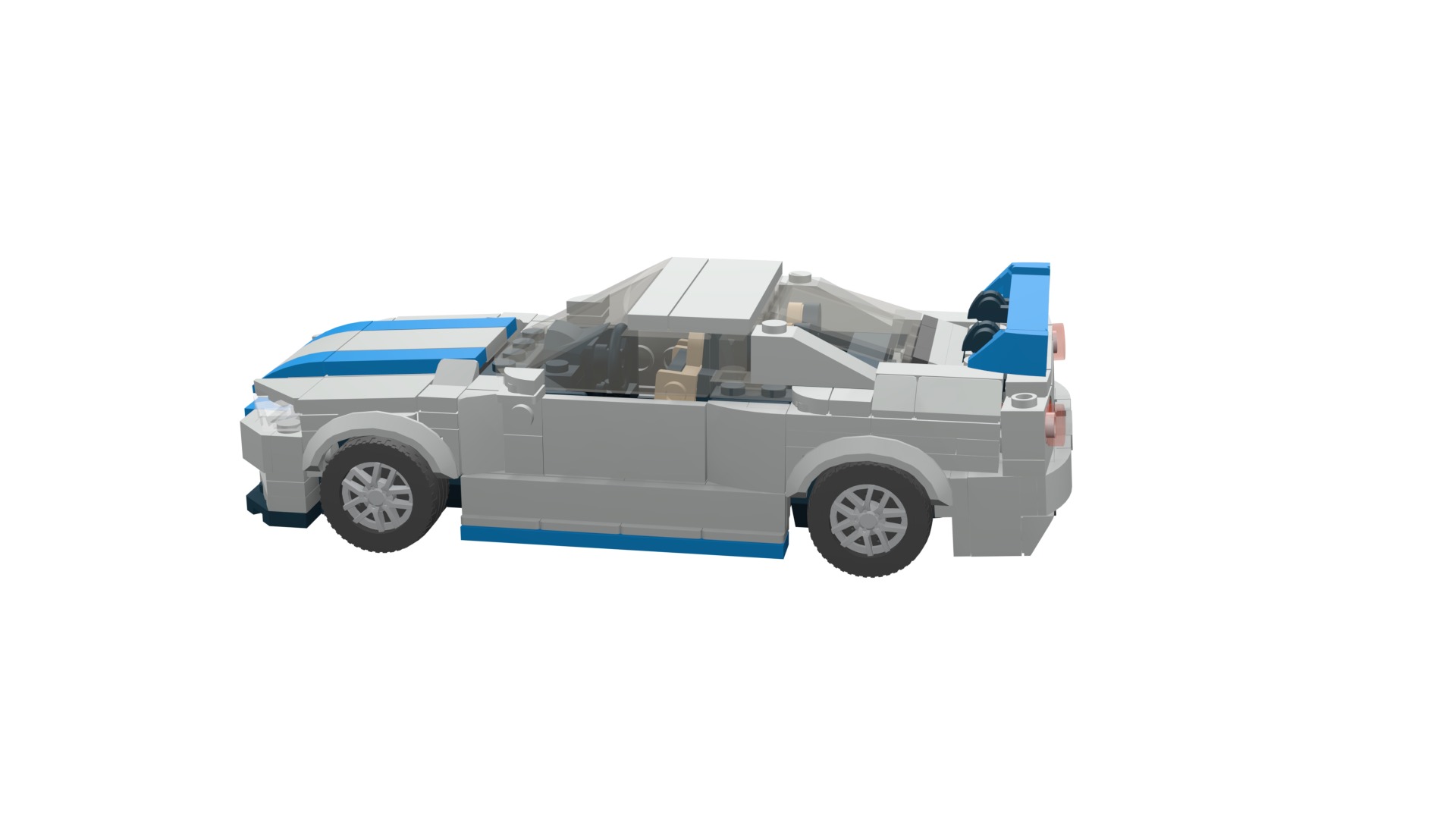 MocBricks3D - Lego Nissan Skyline GT-R R34 3D print model_45