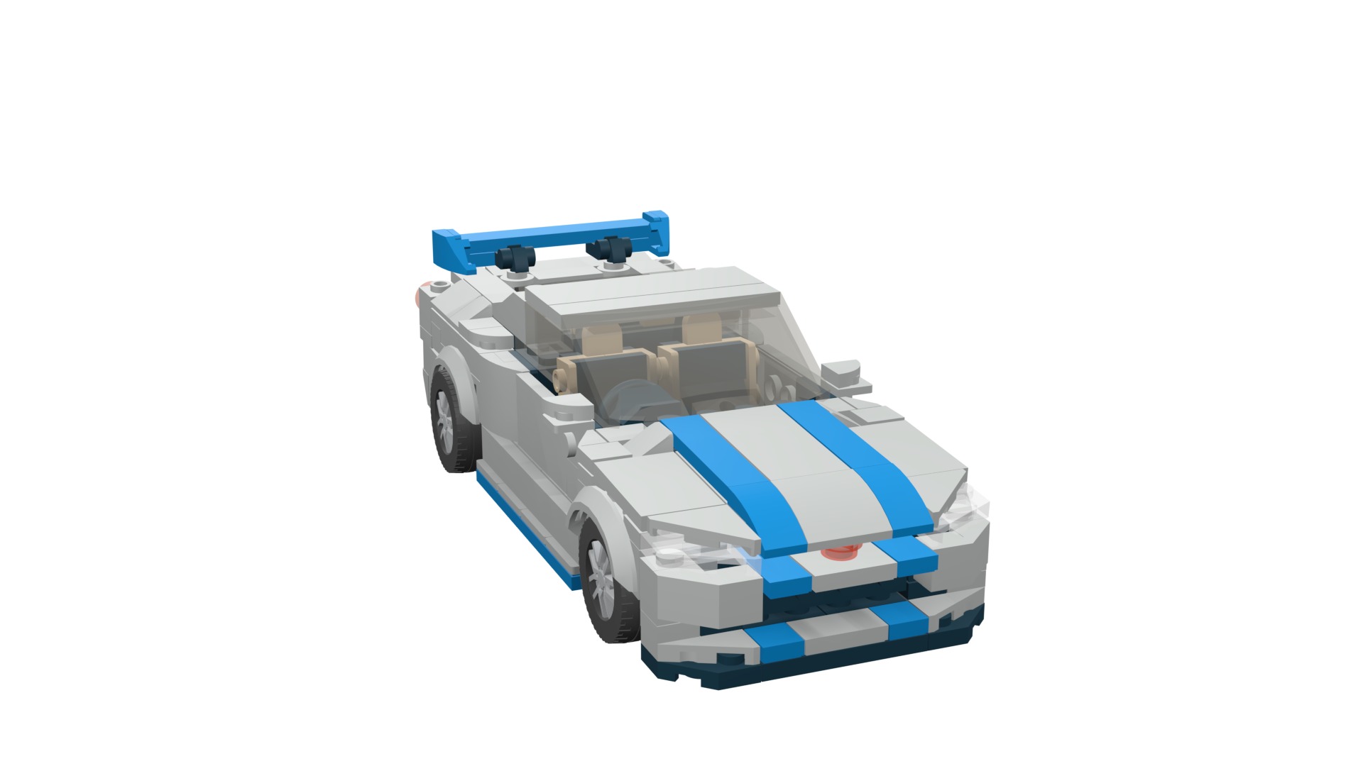MocBricks3D - Lego Nissan Skyline GT-R R34 3D print model_16
