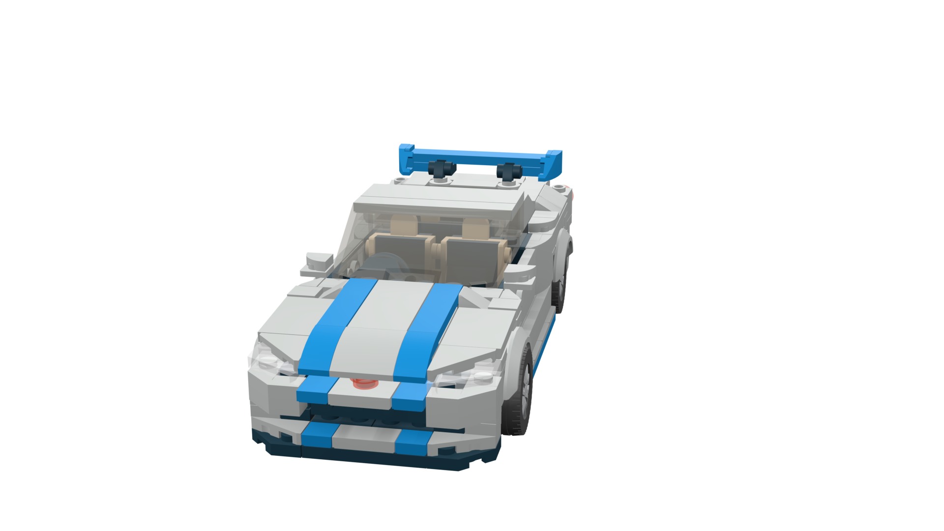 MocBricks3D - Lego Nissan Skyline GT-R R34 3D print model_12