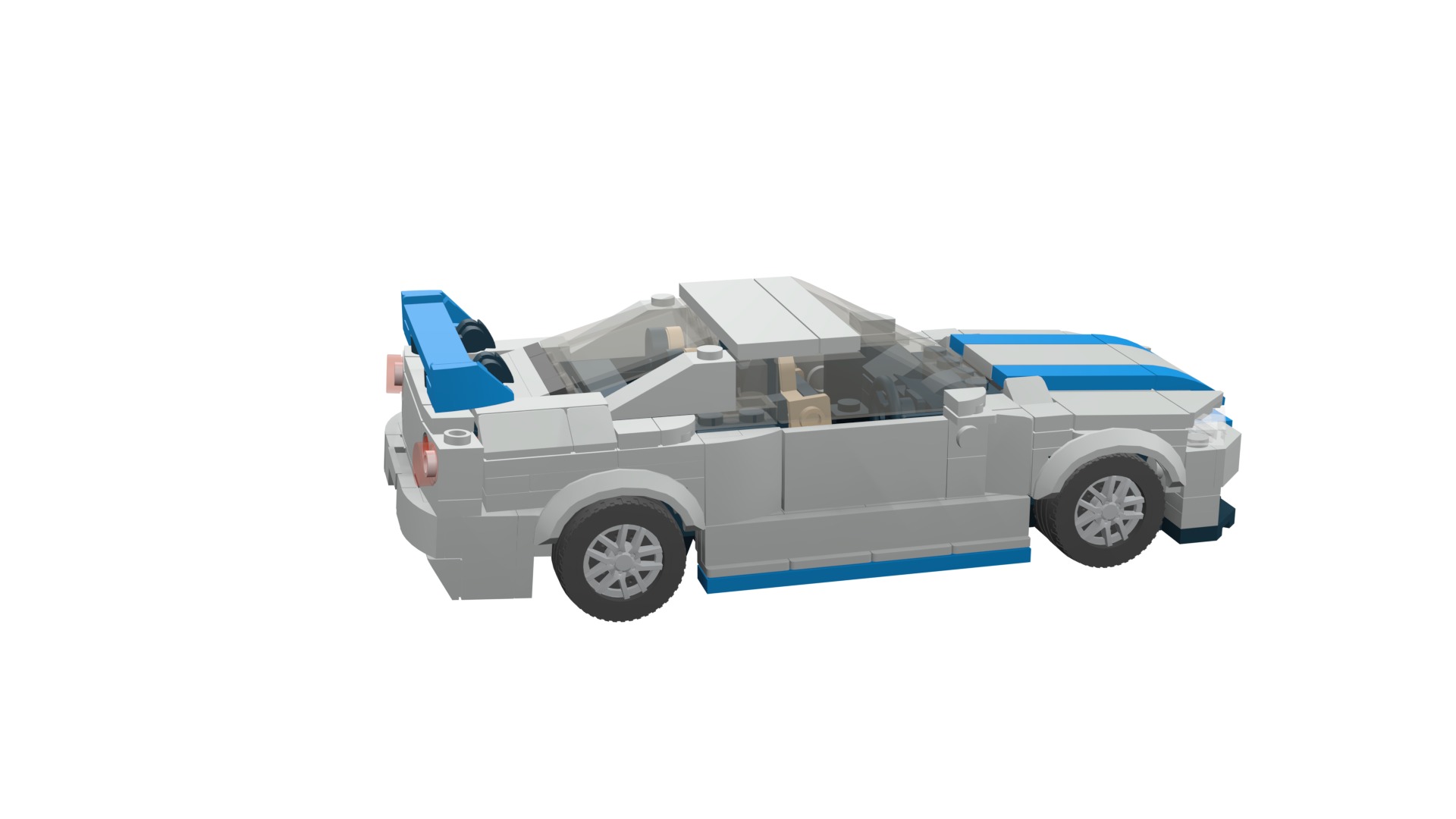 MocBricks3D - Lego Nissan Skyline GT-R R34 3D print model_26