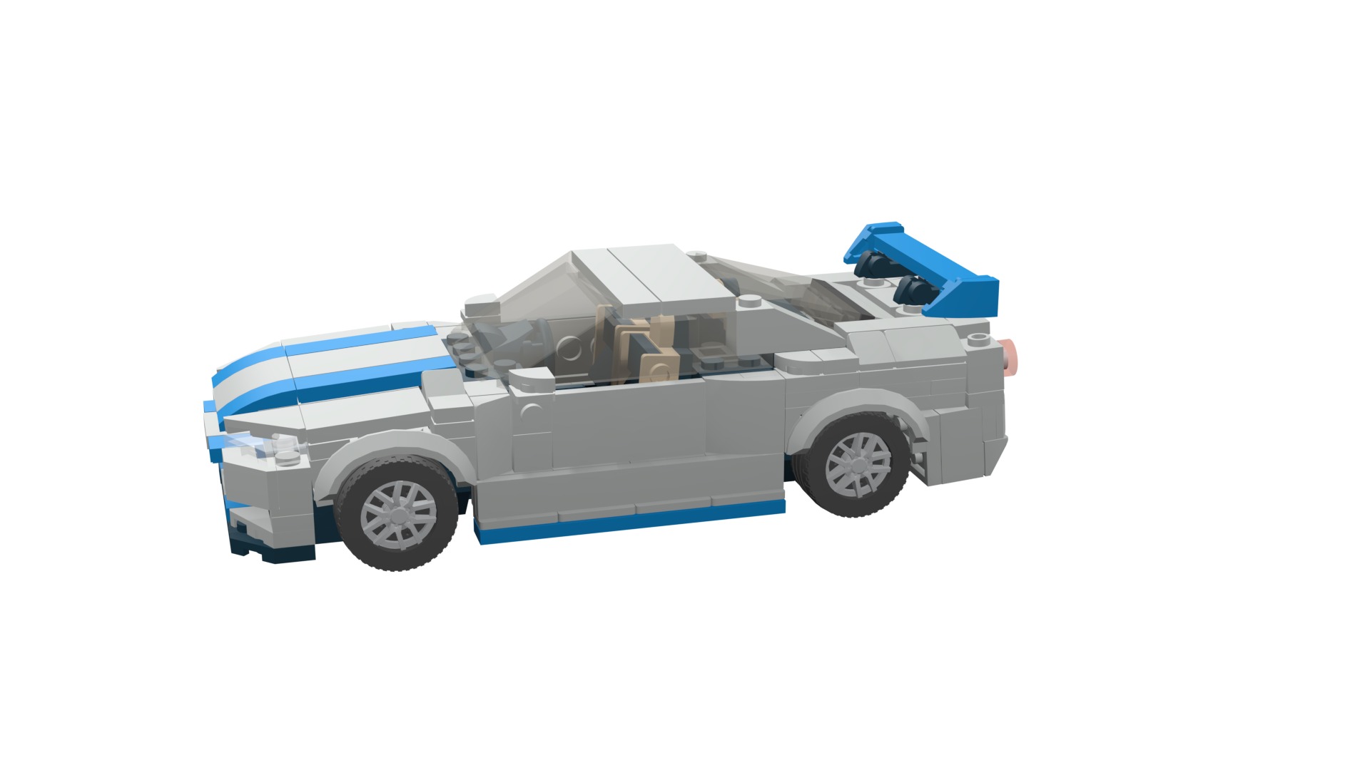 MocBricks3D - Lego Nissan Skyline GT-R R34 3D print model_48