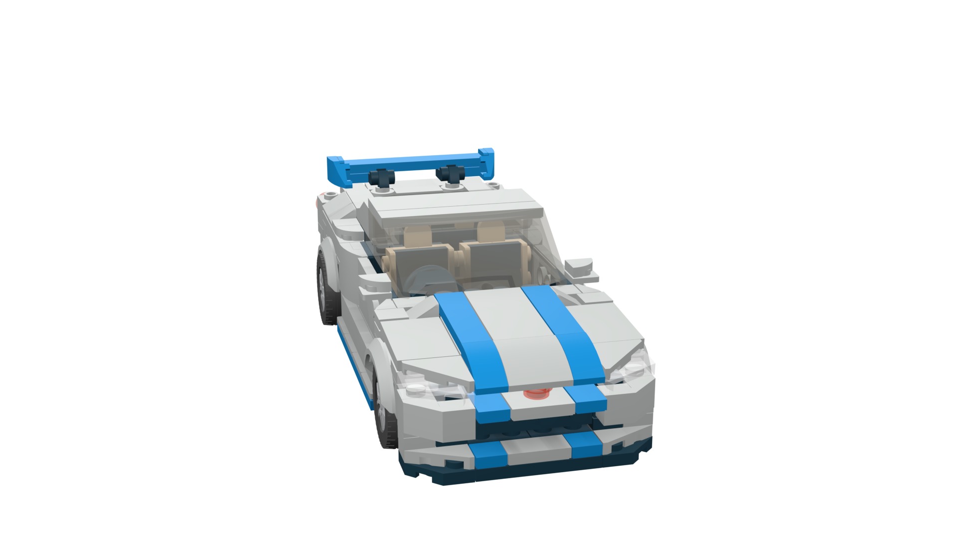 MocBricks3D - Lego Nissan Skyline GT-R R34 3D print model_15