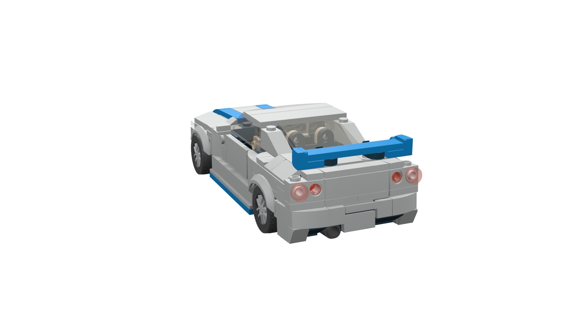 MocBricks3D - Lego Nissan Skyline GT-R R34 3D print model_38