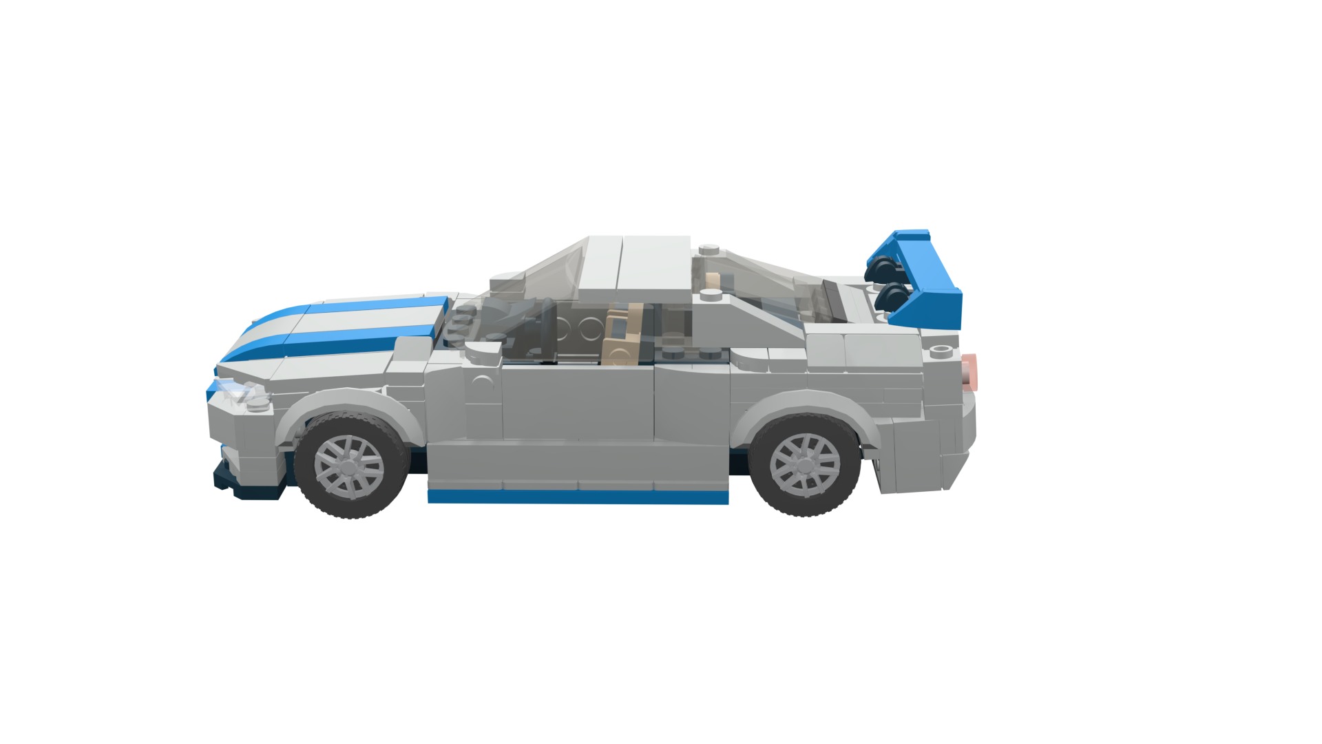 MocBricks3D - Lego Nissan Skyline GT-R R34 3D print model_46