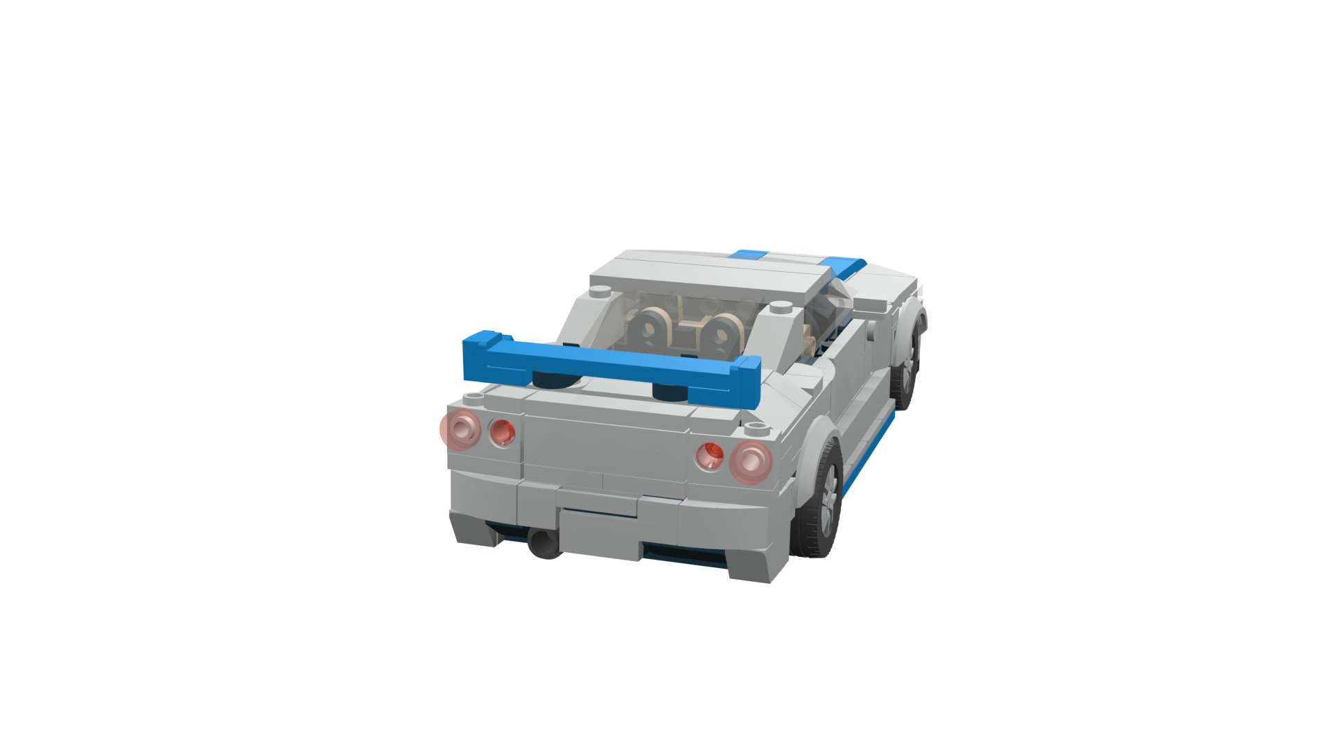 MocBricks3D - Lego Nissan Skyline GT-R R34 3D print model_33