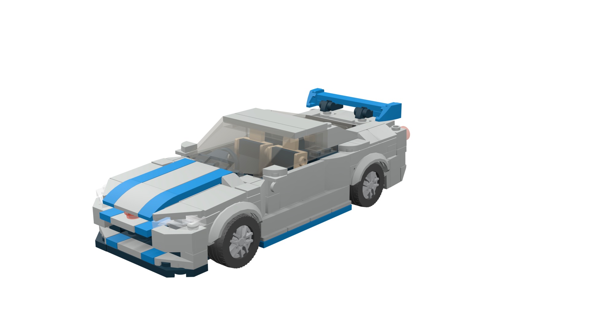 MocBricks3D - Lego Nissan Skyline GT-R R34 3D print model_52