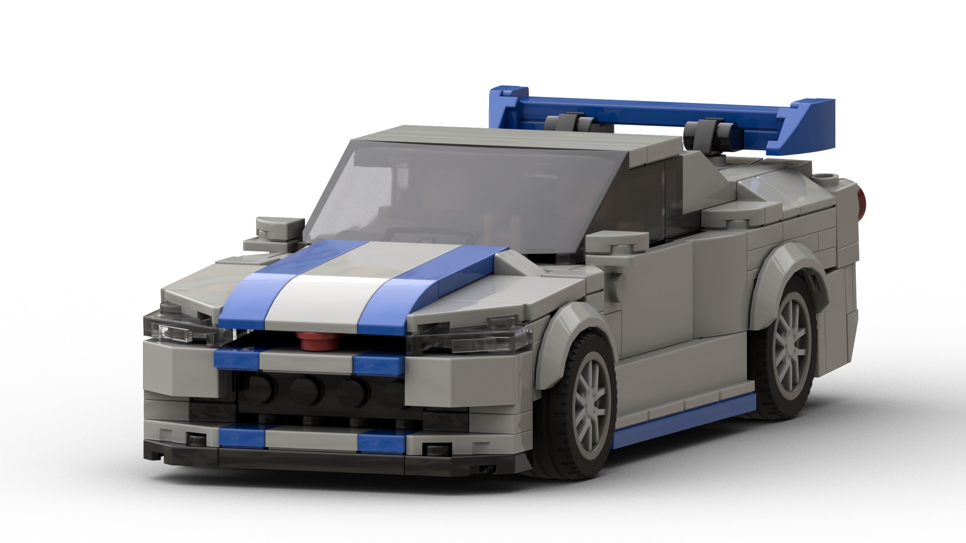MocBricks3D - Lego Nissan Skyline GT-R R34 3D print model_4