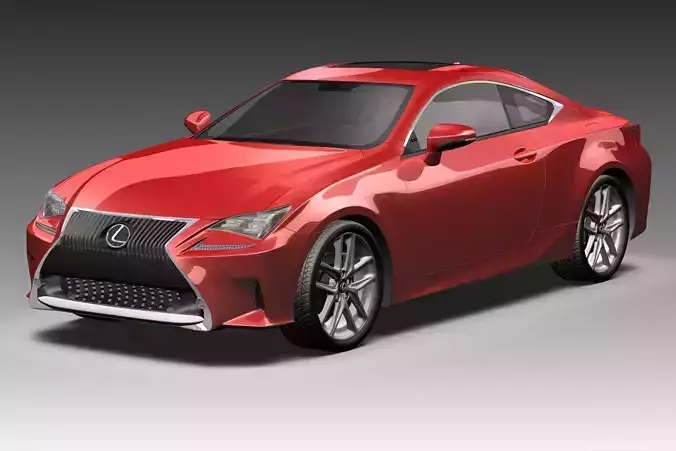 2015 Lexus RC Coupe 3D model