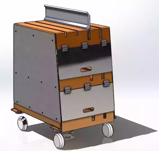 Bending tool cart for Amada Trumf Bystronic