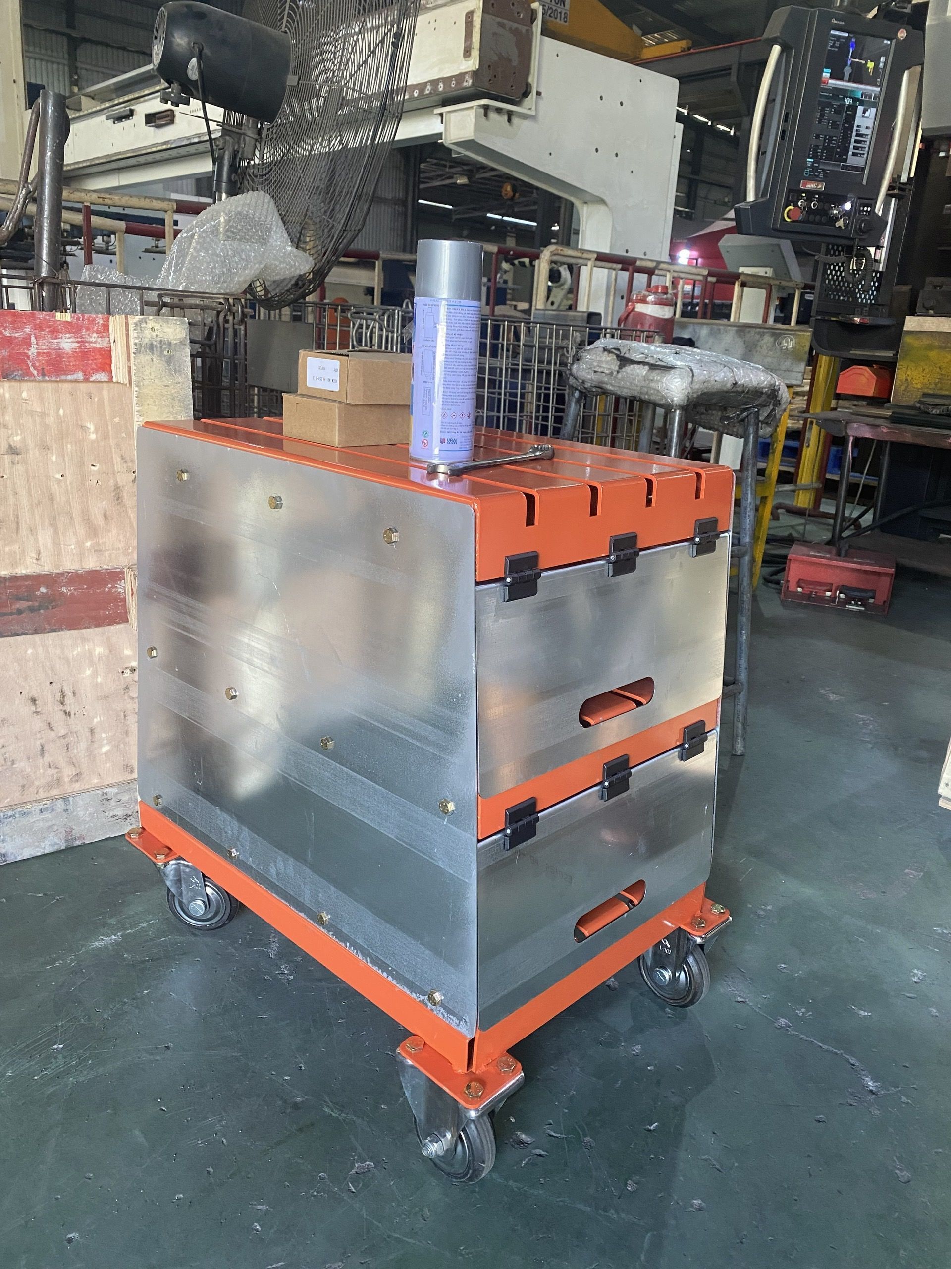 Bending tool cart for Amada Trumf Bystronic 3D model_1