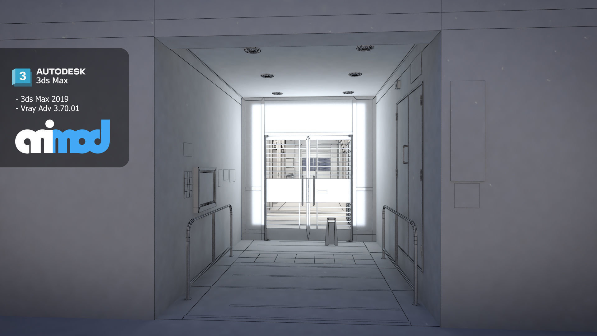 Hk Public Housing Corridor 003 3D model_5