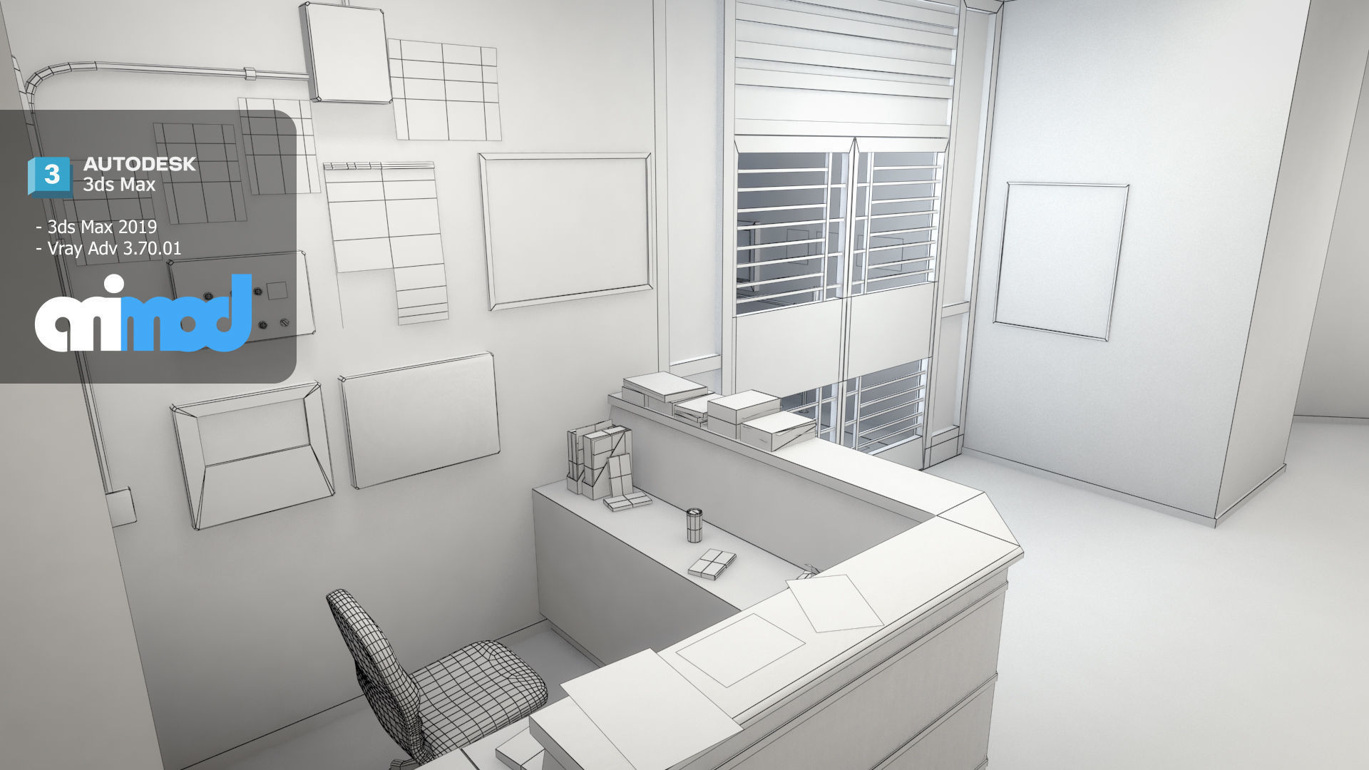 Hk Public Housing Corridor 003 3D model_7