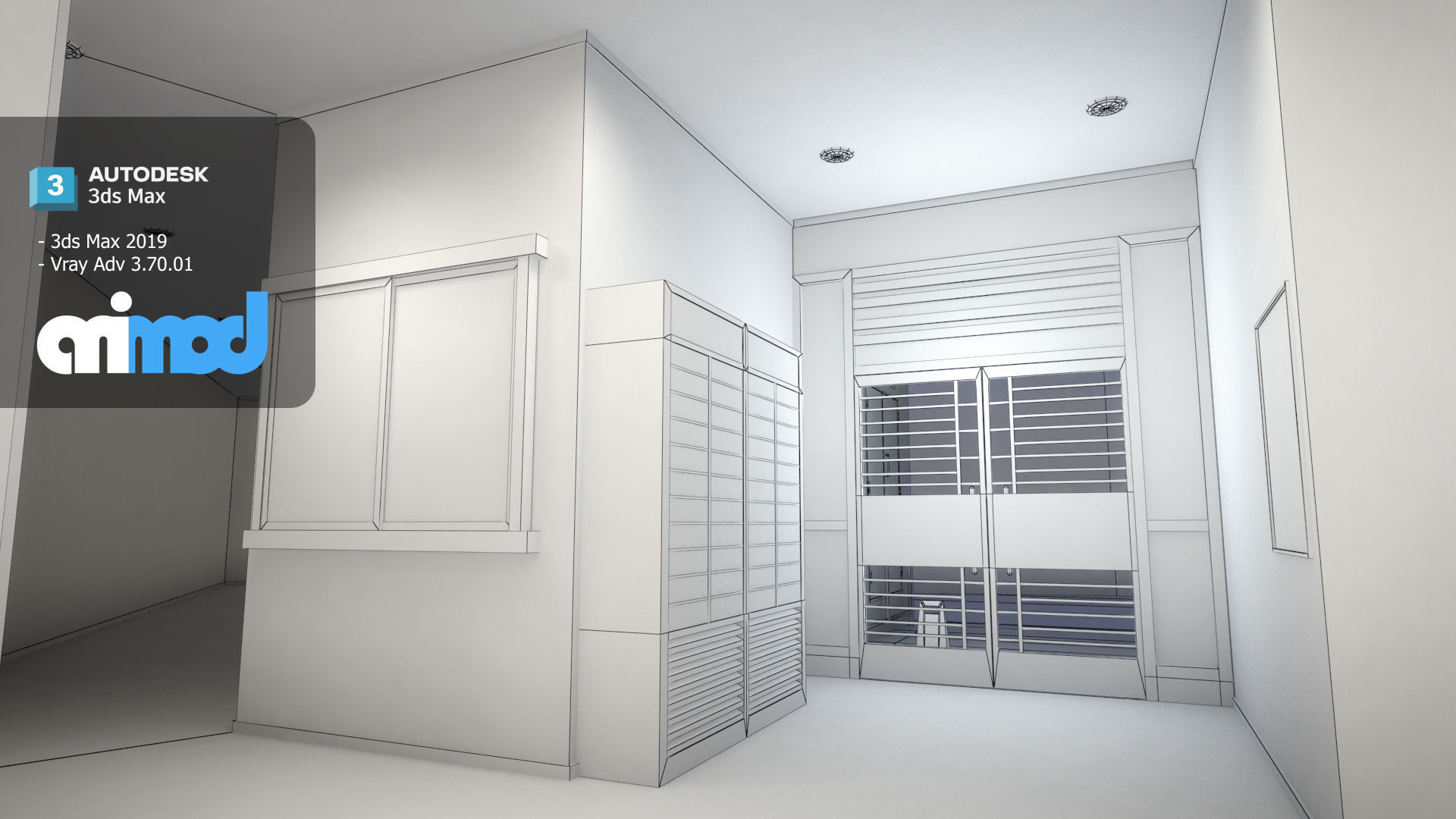 Hk Public Housing Corridor 003 3D model_9