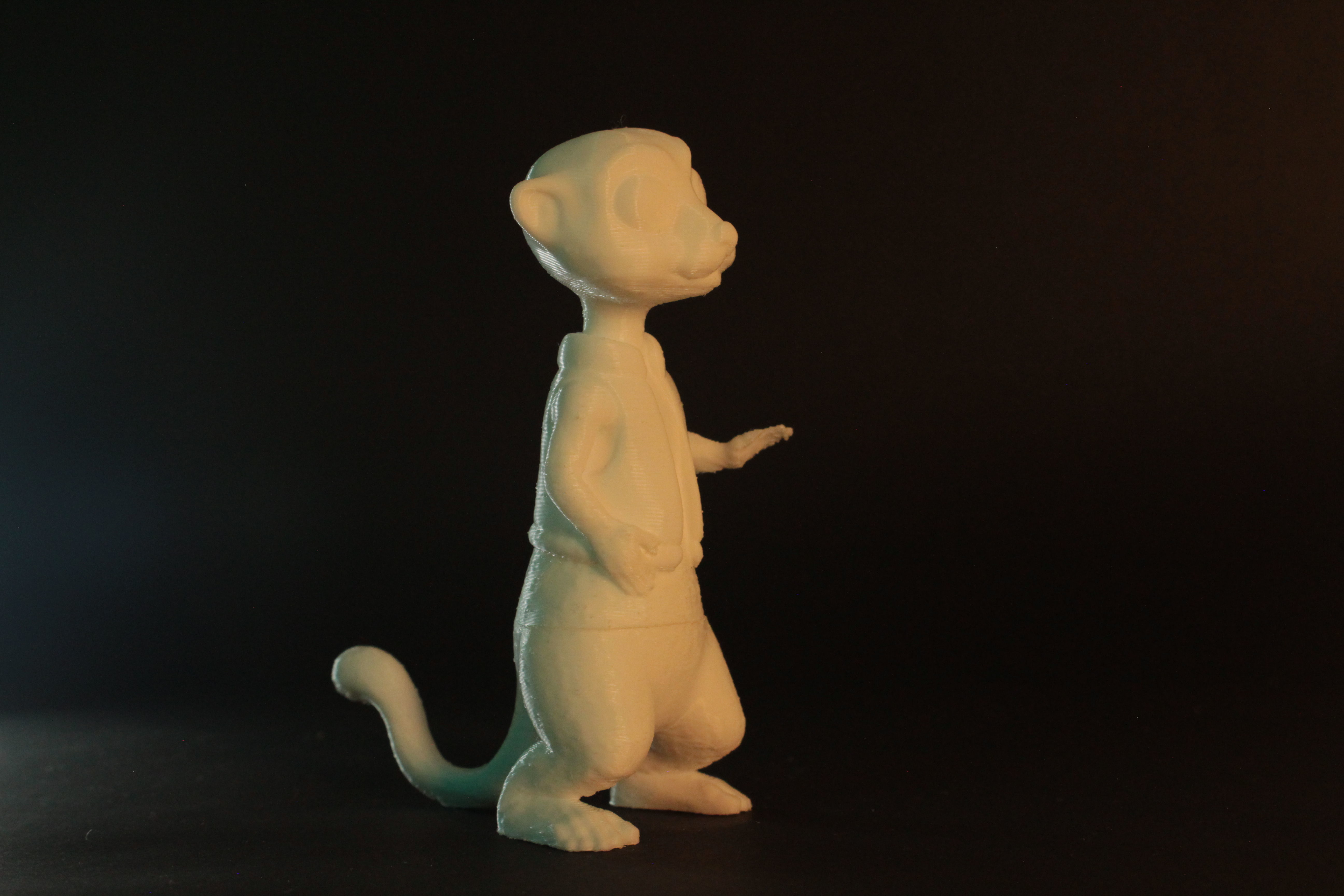 Stylized Meerkat 3D print model_2