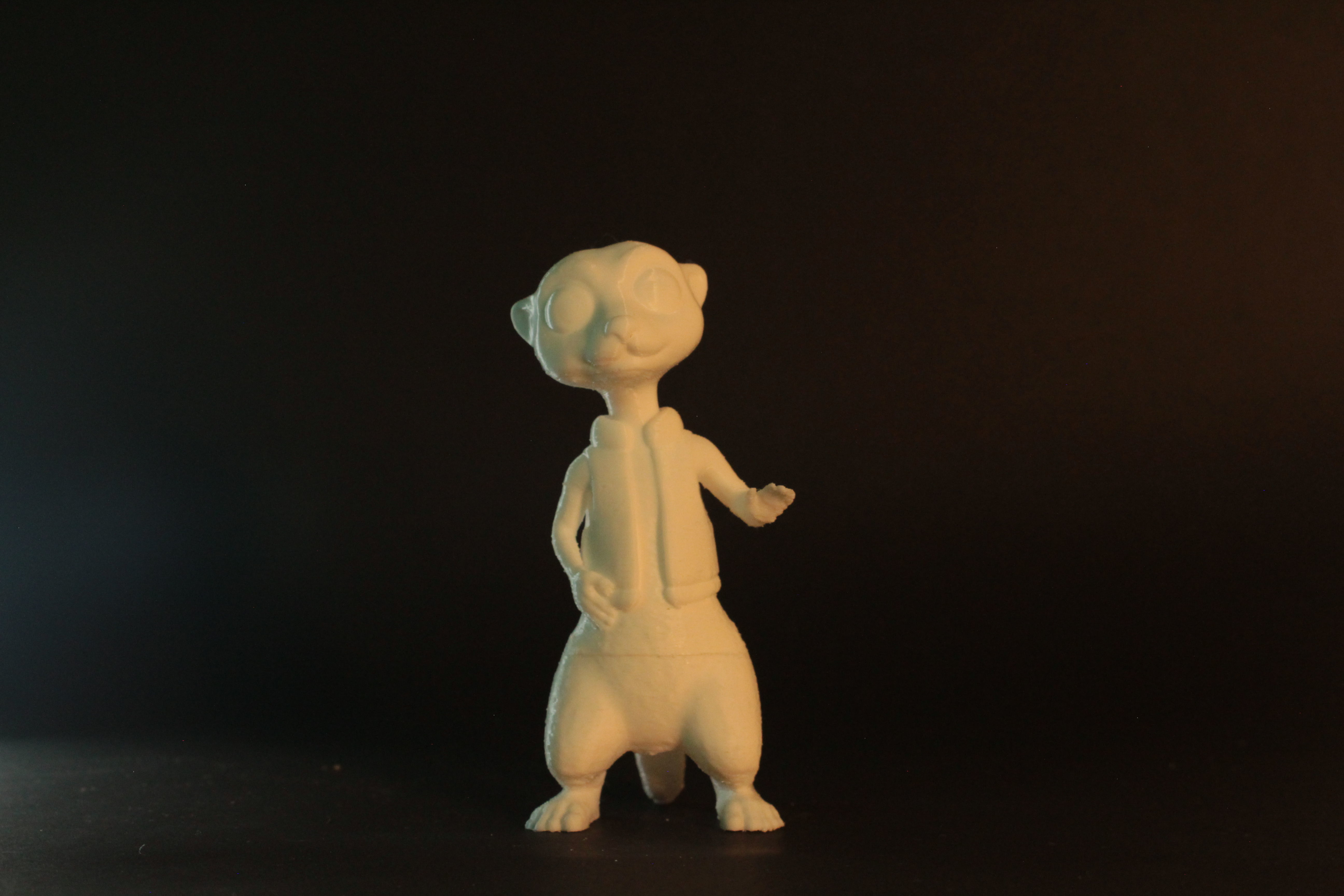 Stylized Meerkat 3D print model_1