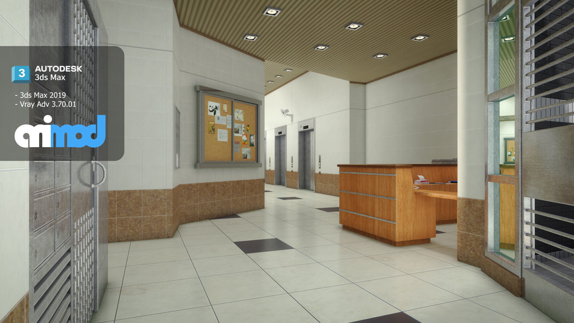 Hk Public Housing Corridor 004 3D model_3