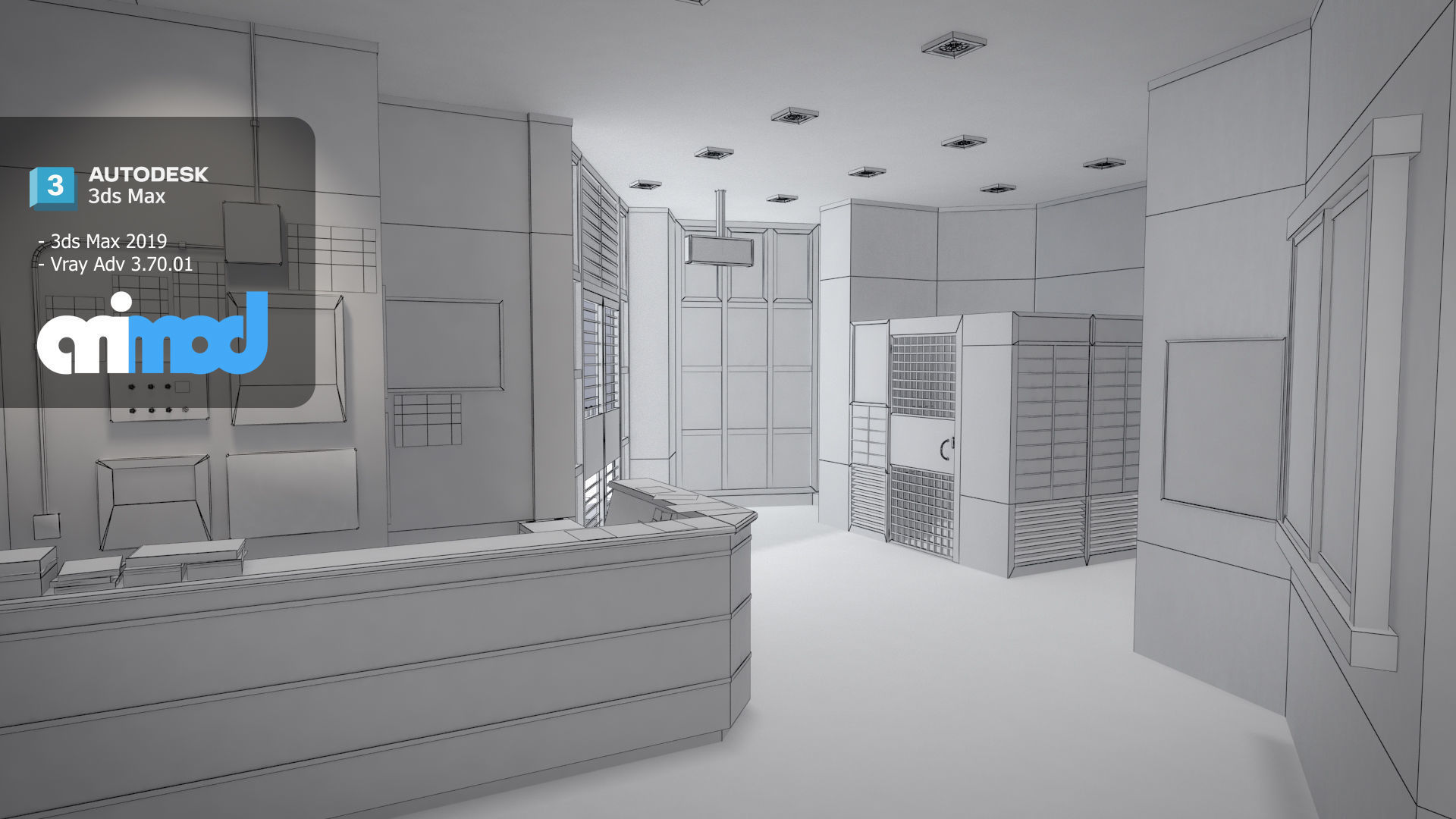Hk Public Housing Corridor 004 3D model_5