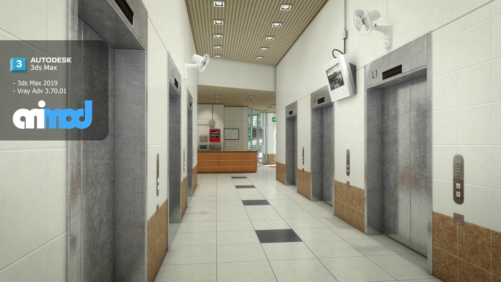 Hk Public Housing Corridor 004 3D model_1