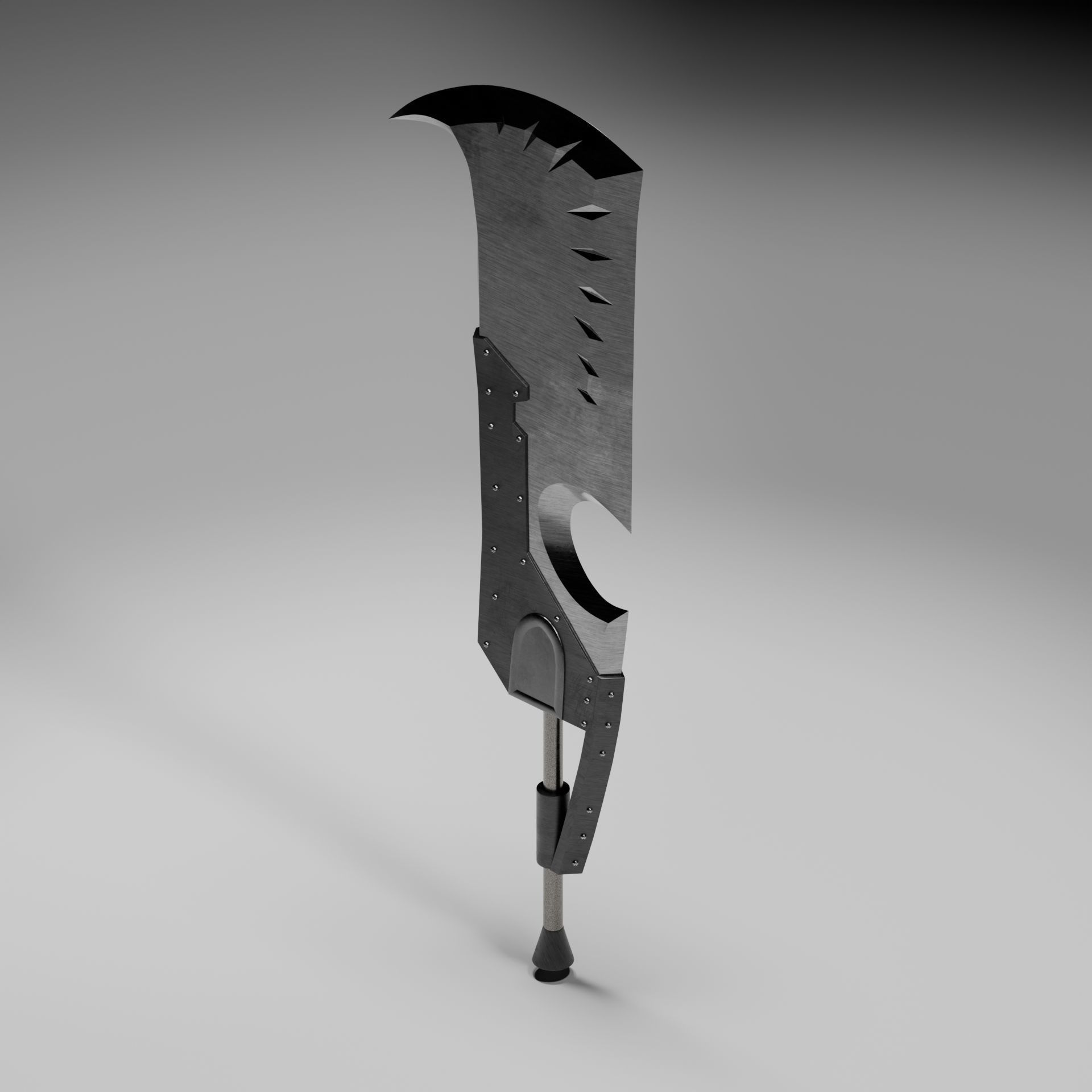 Espada Munster Hunter Low-poly 3D model_1