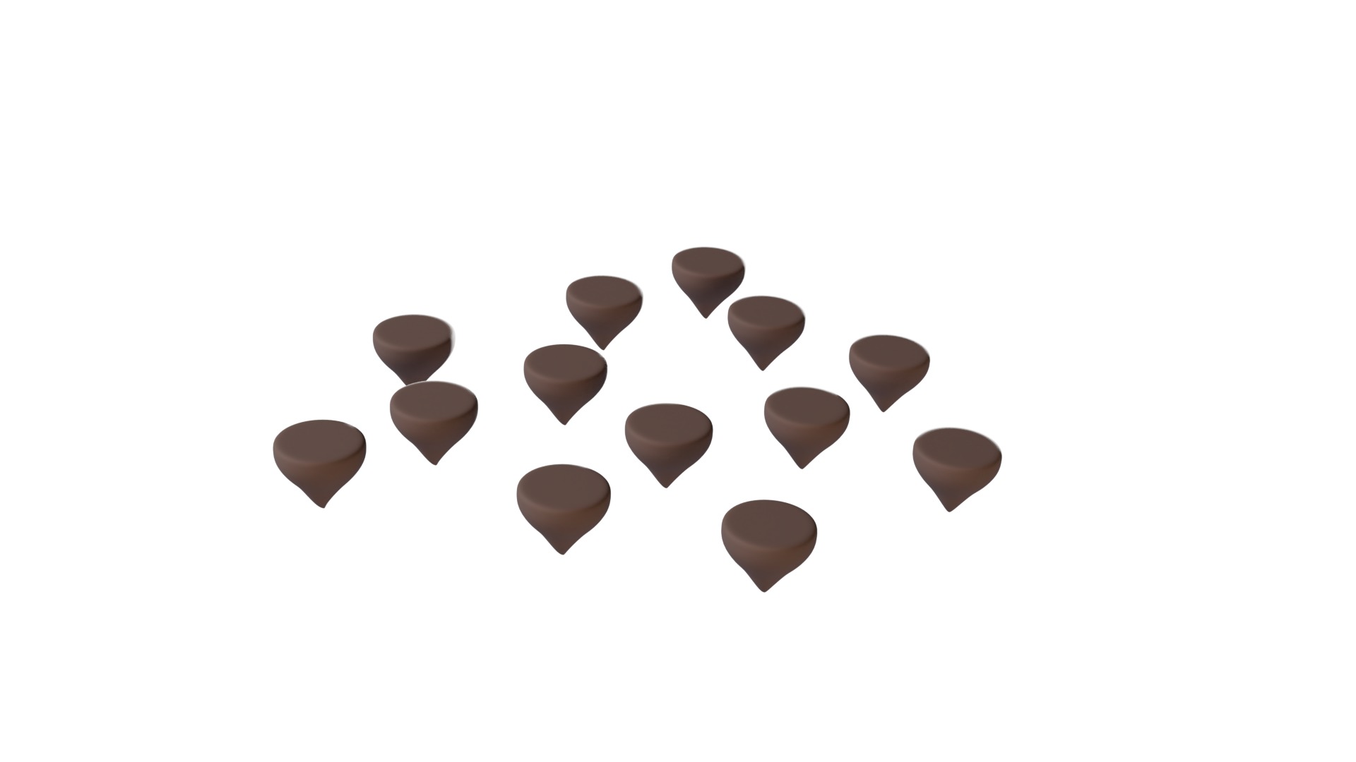 3D Chocochips 1 With Rig 3D model_2