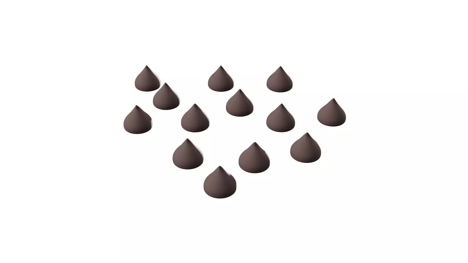 3D Chocochips 1 With Rig 3D model_0